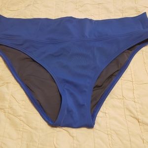 Victoria Secret Blue Swim Bottoms.